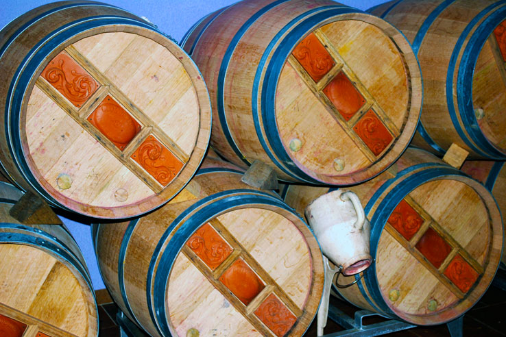 In the cellar of Clos de l’Obac